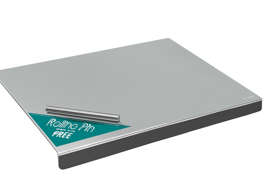 Anti-Bacterial Stainless Steel Chopping Board – Modern Kitchen Cutting Board for Meat, Veggies & Easy Cleaning (No Odor, No Stain)